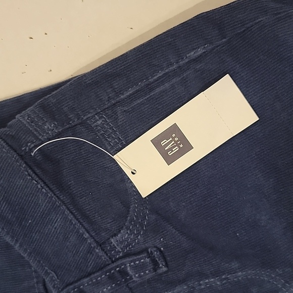 NWT - GAP KIDS DARK BLUE CORDUROY JEANS (sz 7 slim)‎ - Picture 4 of 4